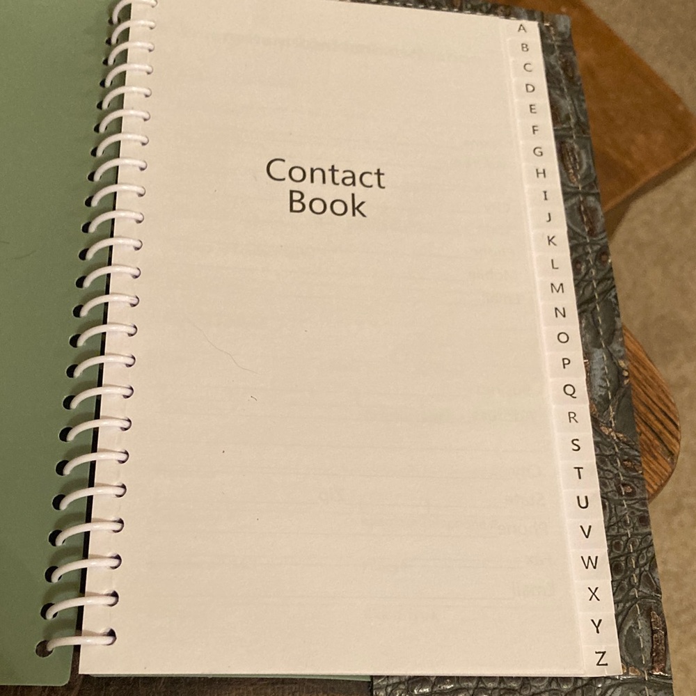 Hair on Hide (HOH)/Leather Binder & Merrick's HOH/Leather Address Book Bundle - Picture 14 of 15